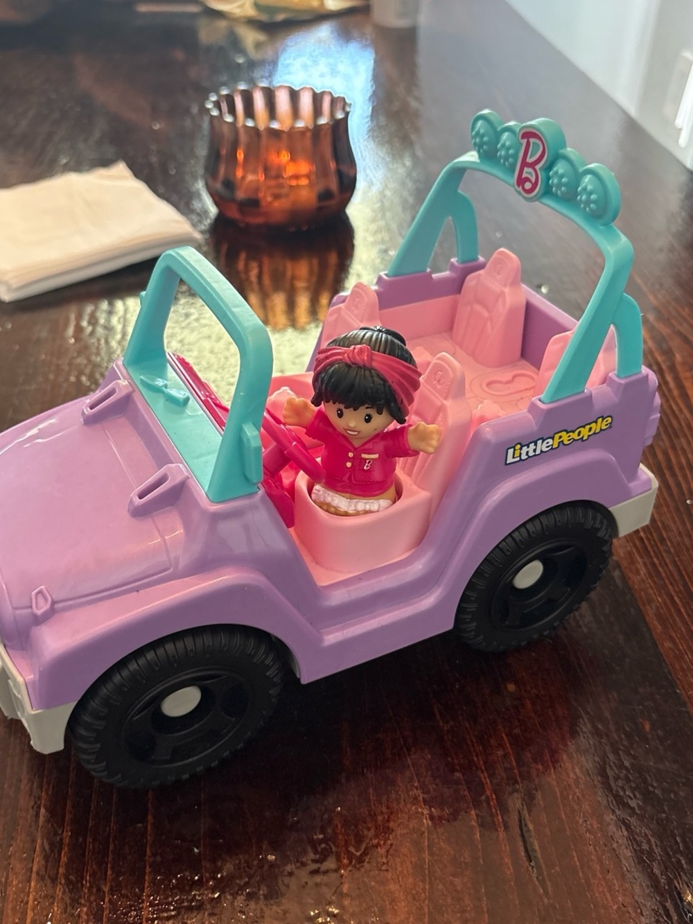 Fisher-Price Little People Barbie Jeep & figure